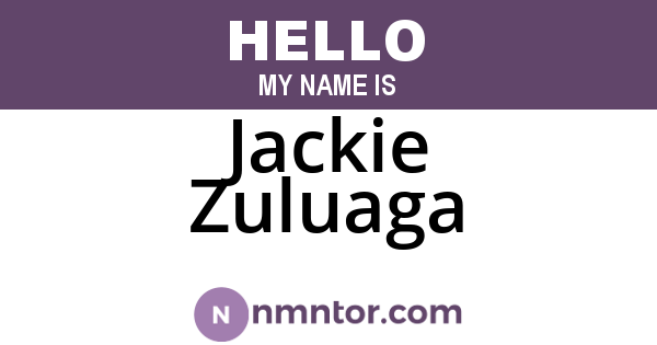 Jackie Zuluaga