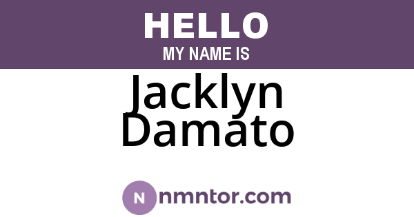 Jacklyn Damato