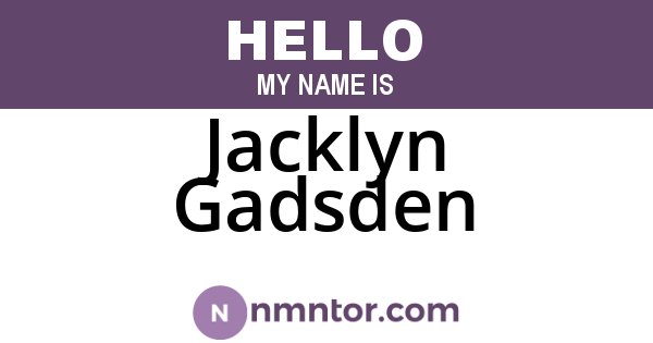 Jacklyn Gadsden