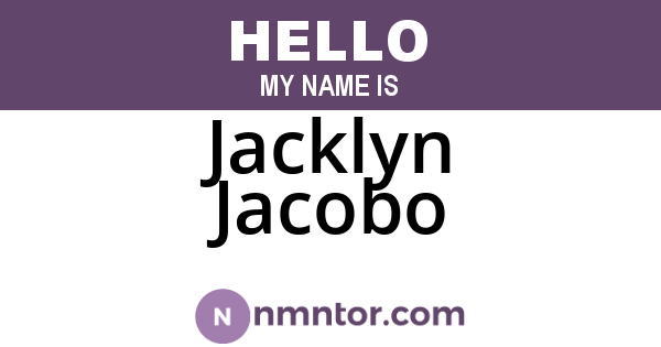 Jacklyn Jacobo