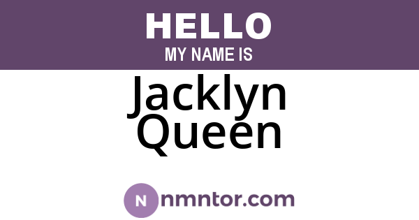 Jacklyn Queen