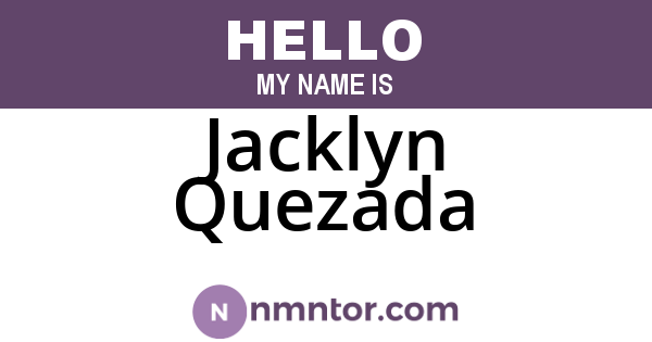 Jacklyn Quezada