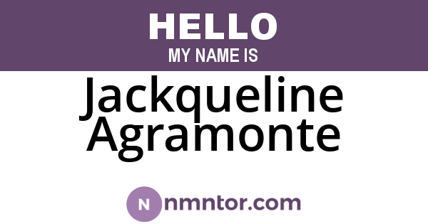 Jackqueline Agramonte