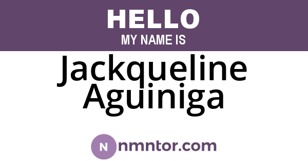 Jackqueline Aguiniga
