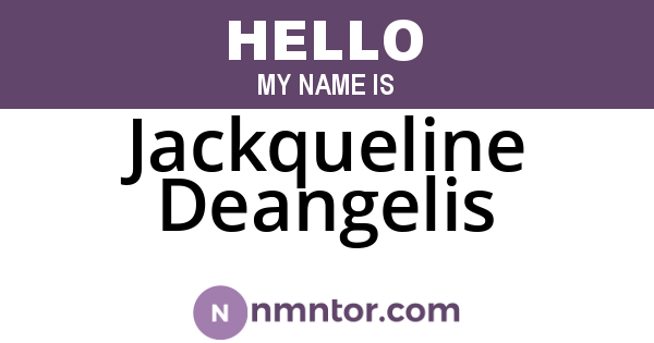 Jackqueline Deangelis