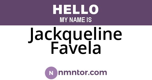 Jackqueline Favela