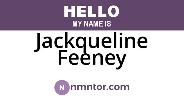 Jackqueline Feeney
