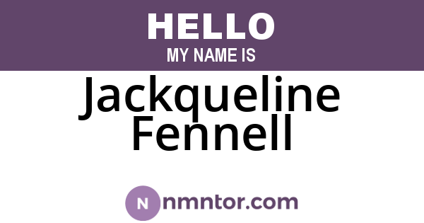 Jackqueline Fennell