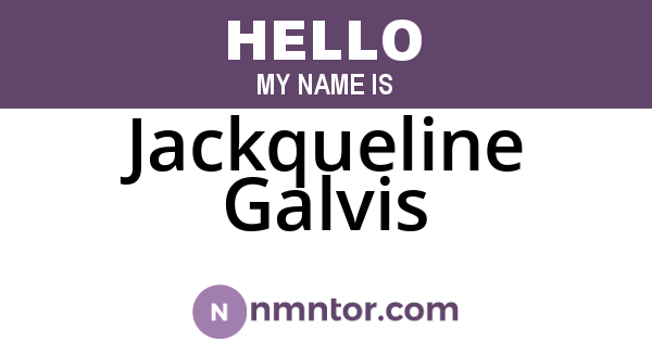 Jackqueline Galvis