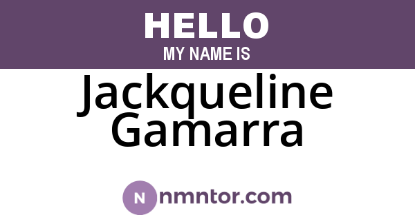Jackqueline Gamarra