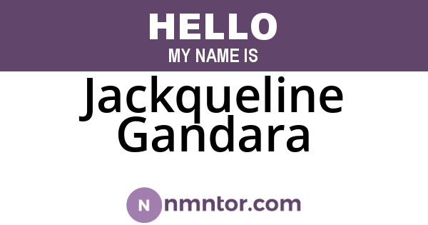 Jackqueline Gandara