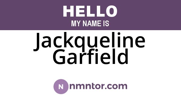 Jackqueline Garfield