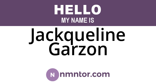 Jackqueline Garzon