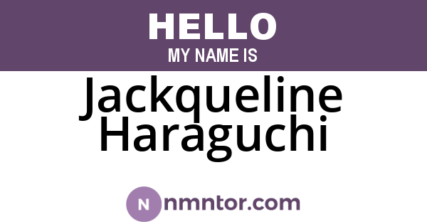 Jackqueline Haraguchi