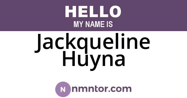 Jackqueline Huyna
