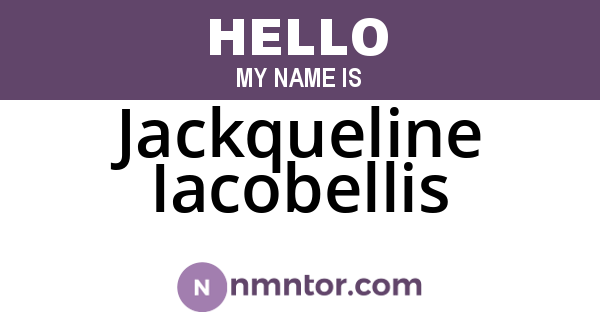 Jackqueline Iacobellis