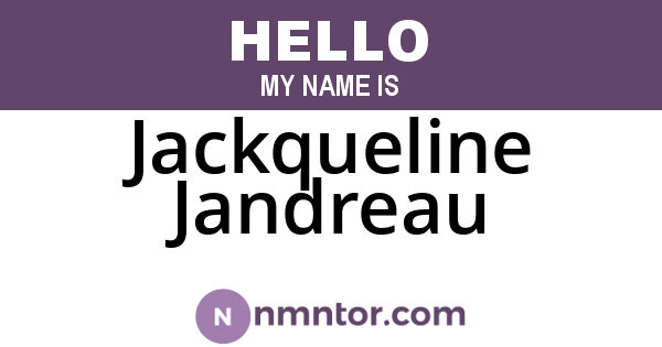 Jackqueline Jandreau