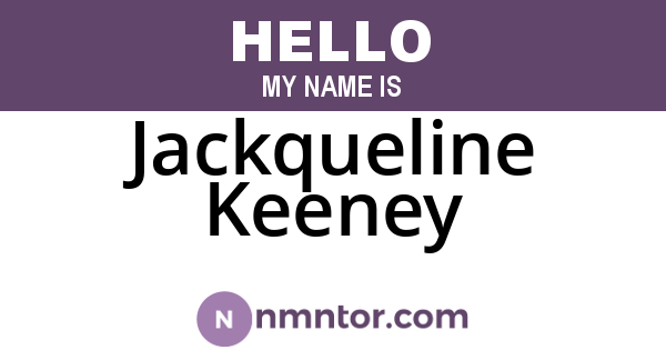 Jackqueline Keeney