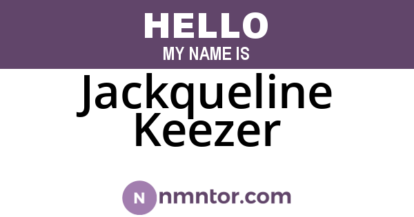 Jackqueline Keezer
