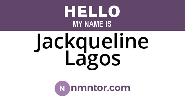 Jackqueline Lagos