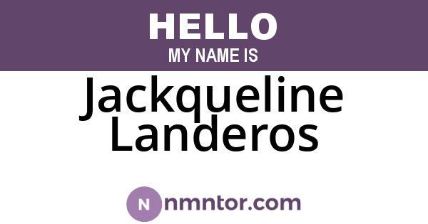 Jackqueline Landeros