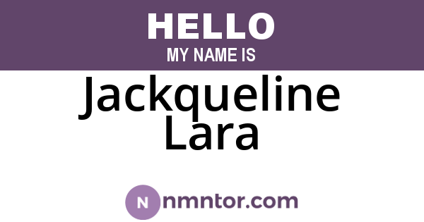 Jackqueline Lara