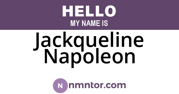 Jackqueline Napoleon