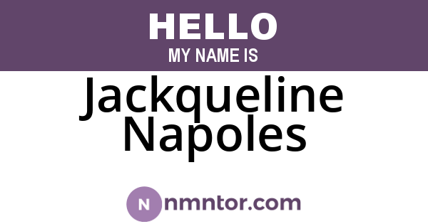 Jackqueline Napoles
