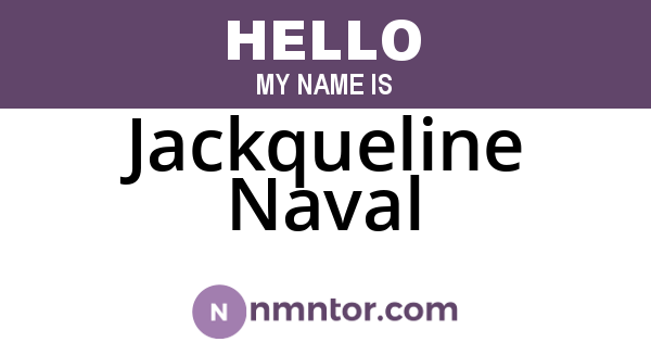 Jackqueline Naval
