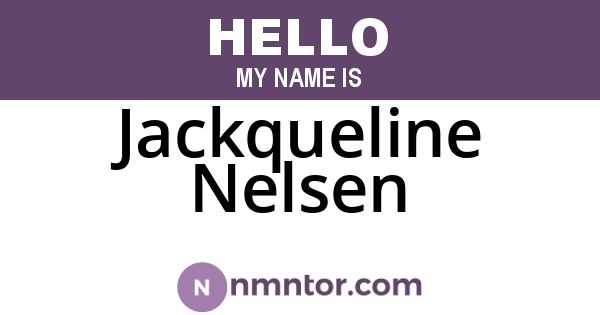Jackqueline Nelsen