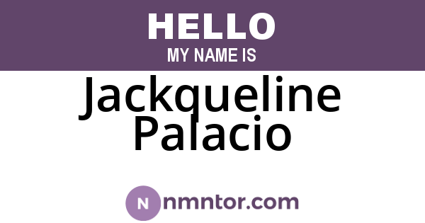 Jackqueline Palacio