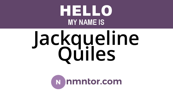 Jackqueline Quiles