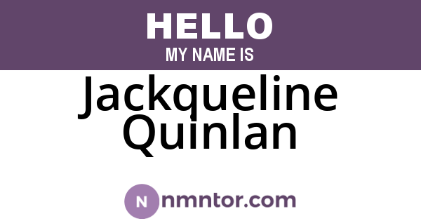 Jackqueline Quinlan