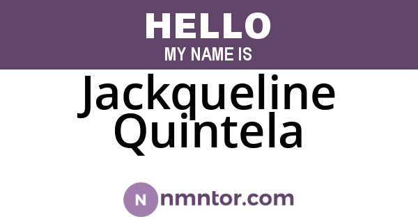 Jackqueline Quintela