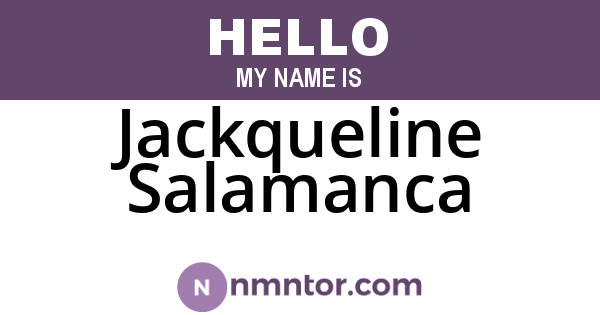 Jackqueline Salamanca