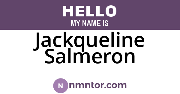Jackqueline Salmeron