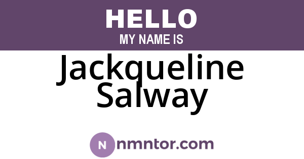 Jackqueline Salway