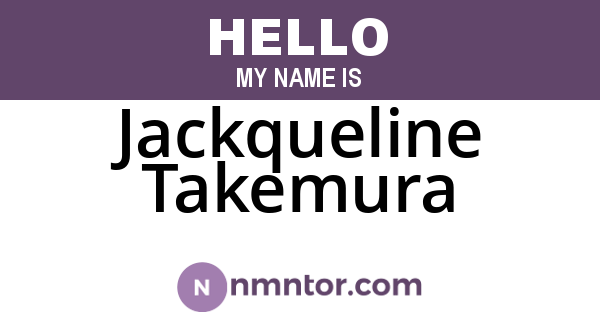 Jackqueline Takemura