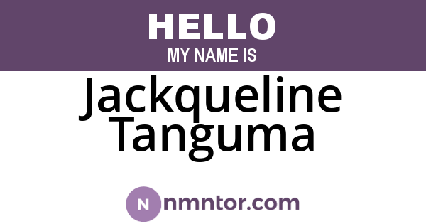 Jackqueline Tanguma