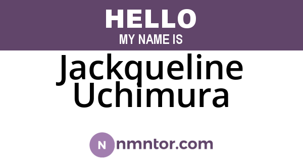 Jackqueline Uchimura