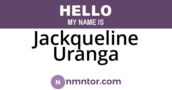 Jackqueline Uranga