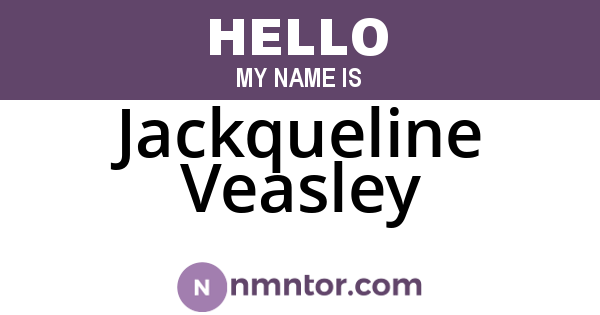 Jackqueline Veasley