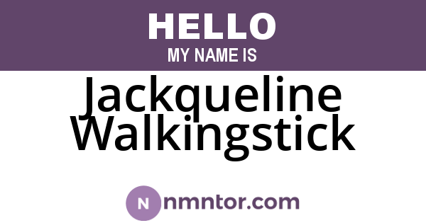 Jackqueline Walkingstick