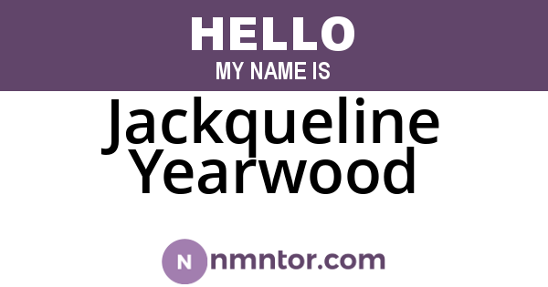 Jackqueline Yearwood
