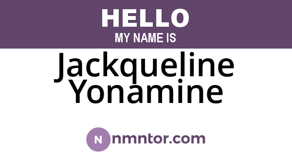 Jackqueline Yonamine
