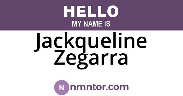 Jackqueline Zegarra