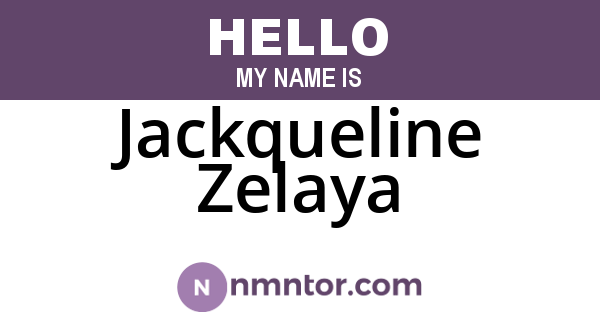 Jackqueline Zelaya