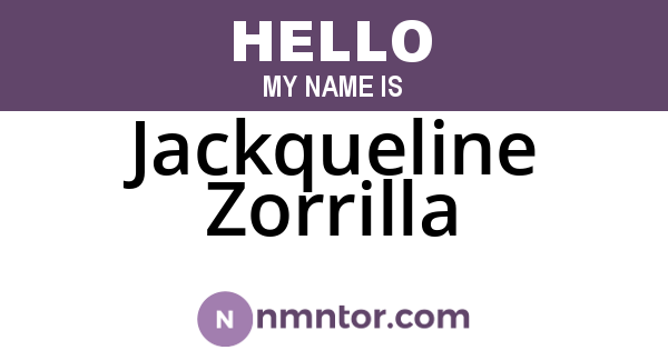 Jackqueline Zorrilla