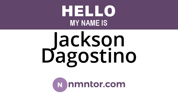 Jackson Dagostino