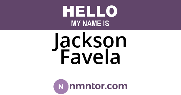 Jackson Favela